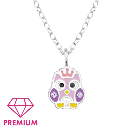 Eulen kinder premium halskette - kinder,