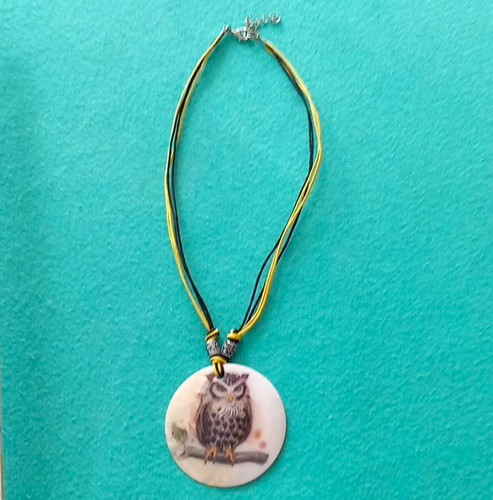 Halskette kette mit rundem - halskette,