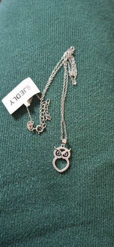 Kette 925 silber eule - kette,