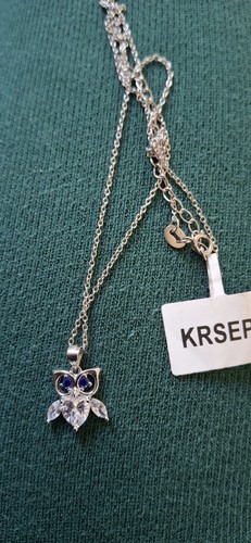 Kette 925 silber eule - silber,