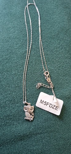 Kette 925 silber eule - kette,