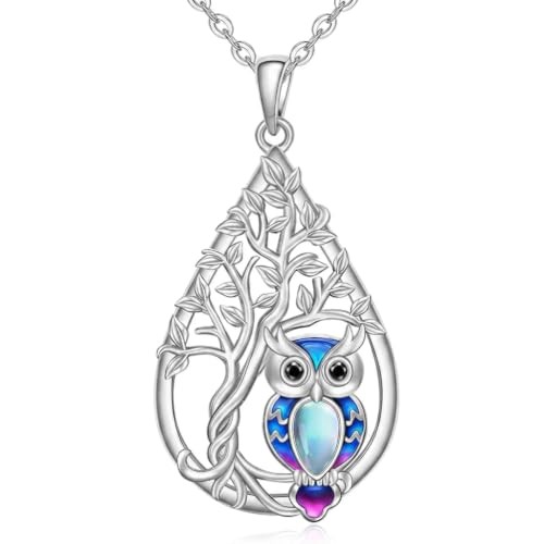 Eulen kette damen sterling - kette,