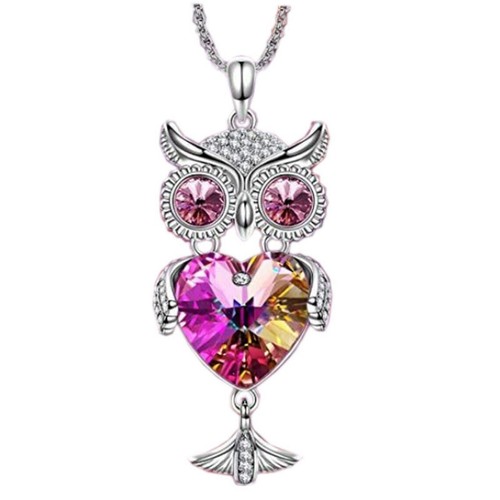 Niedliche eulenkette mit cubic - niedliche,