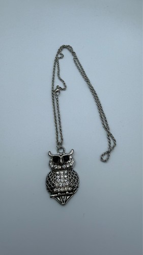 Silberne kette mit eulen - silberne,