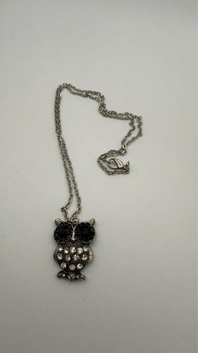 Silberne kette mit eulen - silberne,