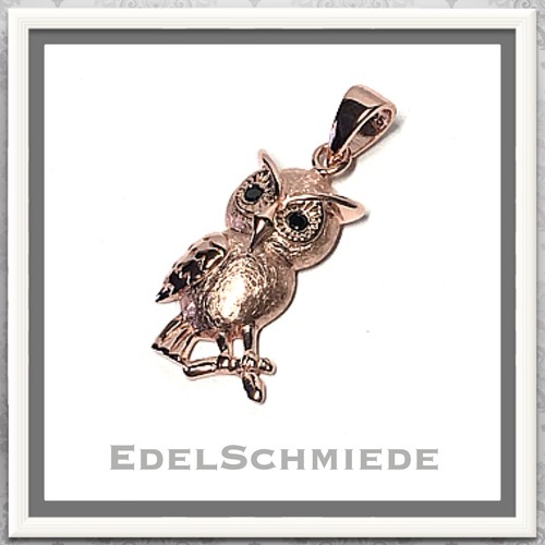Edelschmiede925 eulenanhänger - edelschmiede925,
