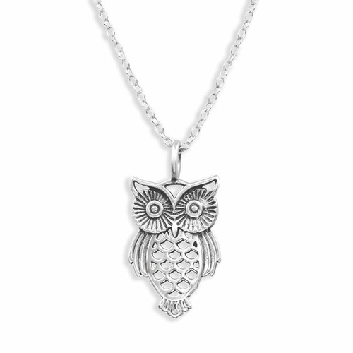 Eulen halskette kette 925 - eulen,