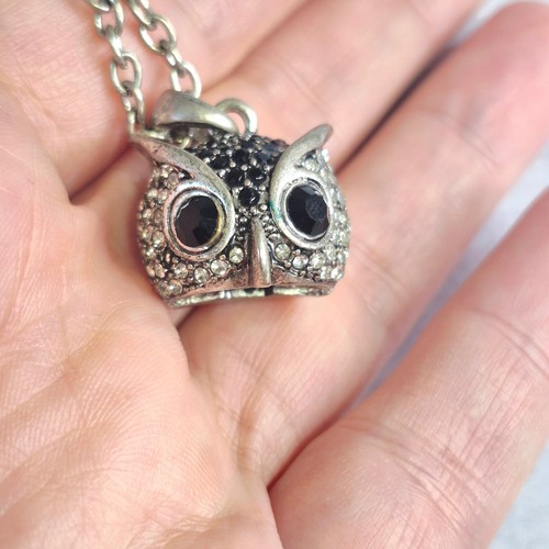 Owl pendant necklace halskette - owl,
